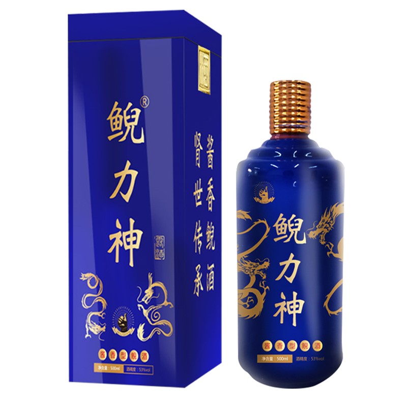 茅台镇53度 鲵力神 酱香型鲵酒500ml＊1瓶 精致礼盒装